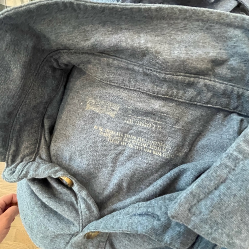 Levi's Gray Polo Shirt Classic Style